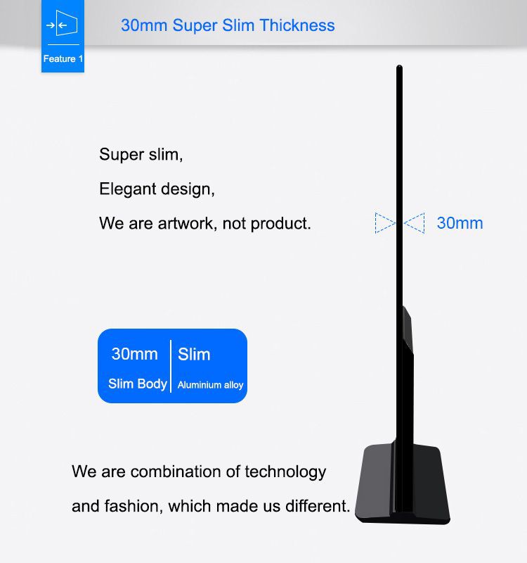 50 sign display floor standing standalone