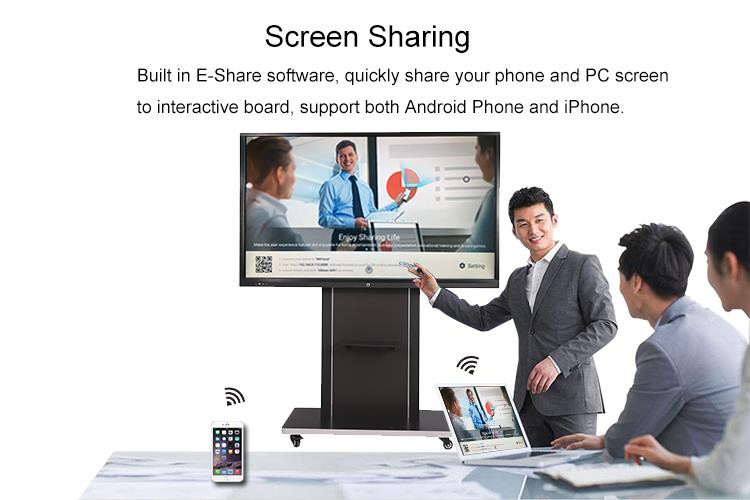 86”Multiple electronic whiteboards