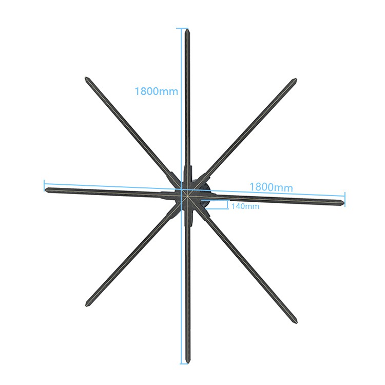 hologram fan-180 hologram fan-180